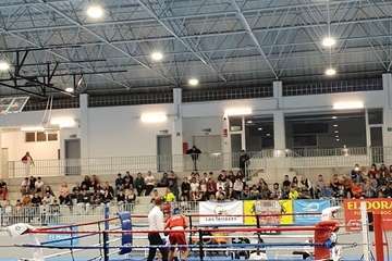 El boxeo volvió a Telde con una velada en el Pabellón Juan Carlos Hernández (Foto TA)
